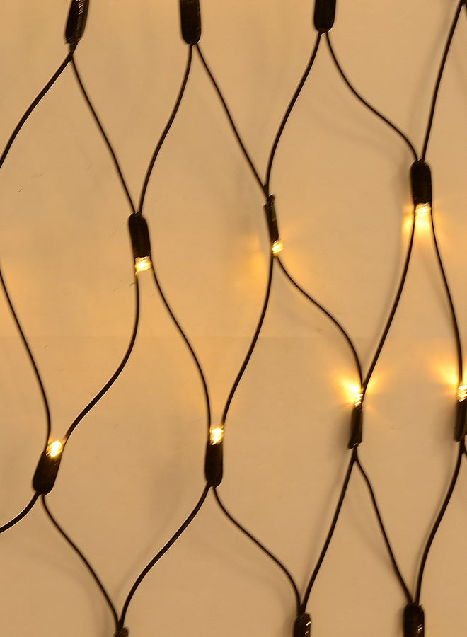 100-Led String Decoration Net Light Warm White 4x1.8meter
