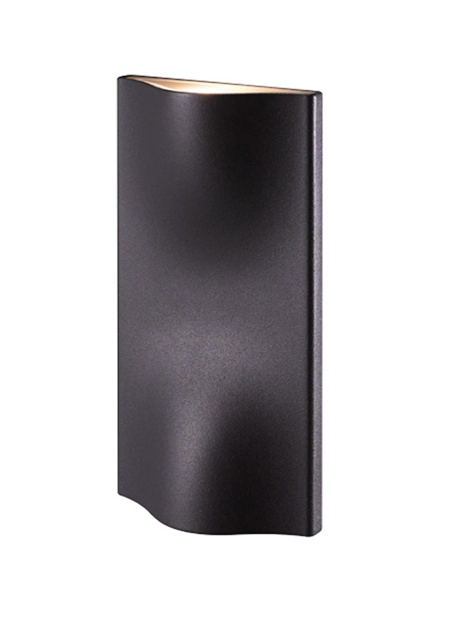 Indoor And Outdoor Up & Down Light Black 6.4x12x24cm