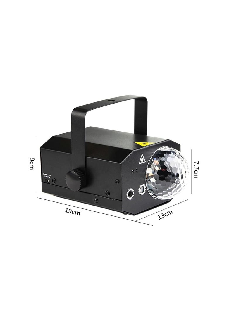 Party Laser DJ Light 16 Patterns LED Magic Ball Light  16 RGB Disco Projector Indoor Party Light