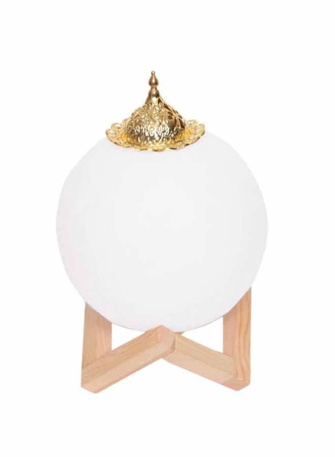Moon Shape Burner White 12centimeter