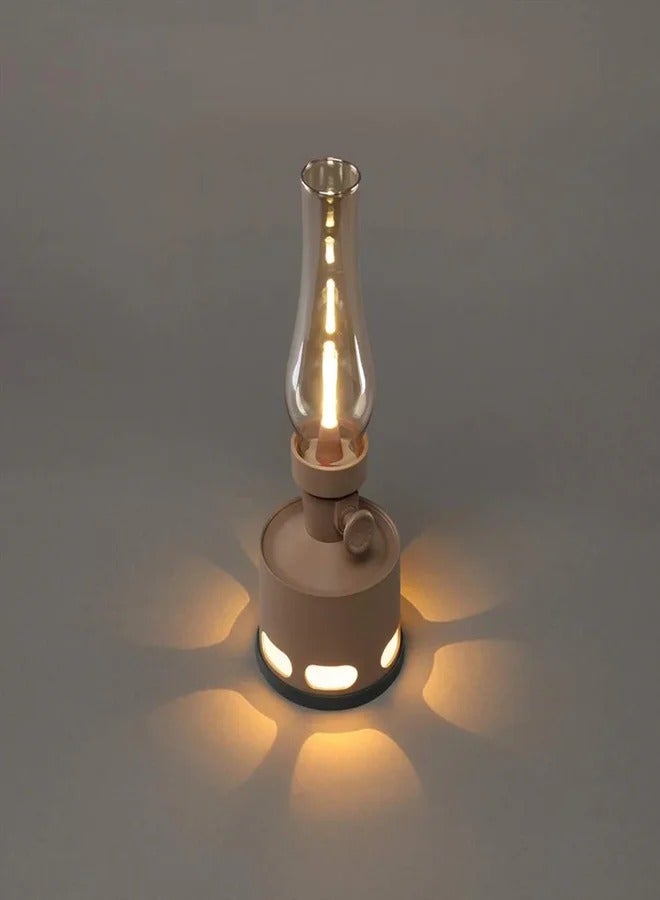 Tubicen OLD DAYS  LED Kerosene Lamp T140004 Khaki & Green 2-Light Cordless LED Oil Lamp