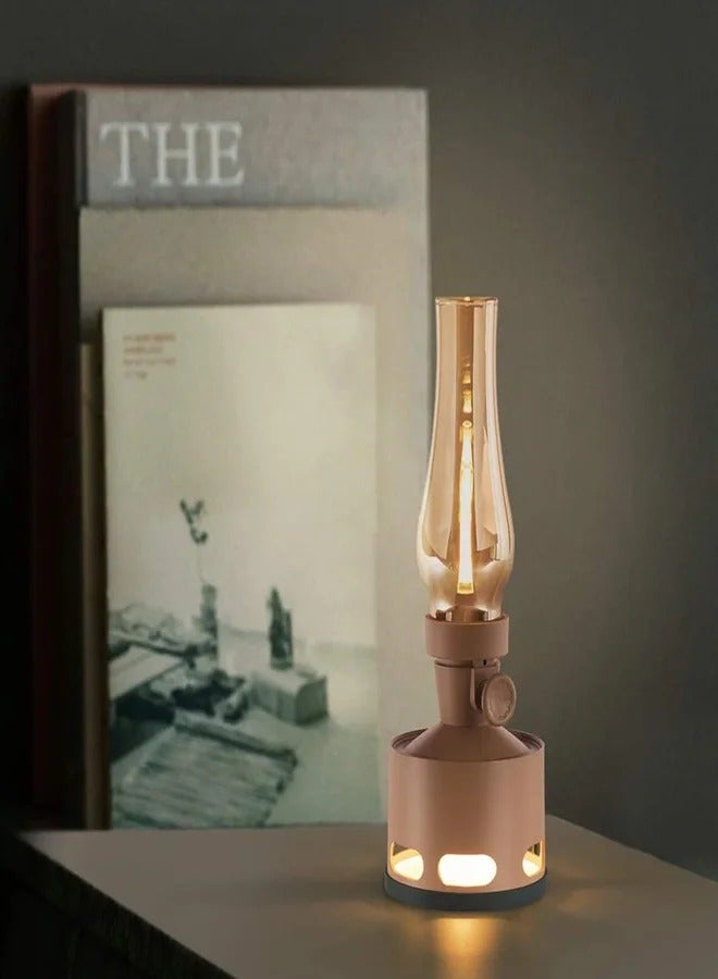 Tubicen OLD DAYS  LED Kerosene Lamp T140004 Khaki & Green 2-Light Cordless LED Oil Lamp
