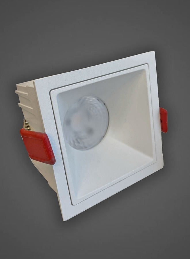 12W LED Square Spotlight White 85x85x63cm