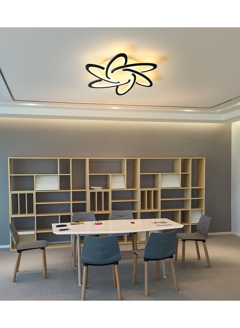 Ceiling light with Remote Control Dimmable Black