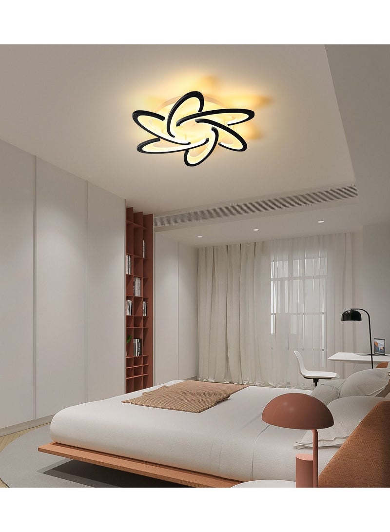 Ceiling light with Remote Control Dimmable Black
