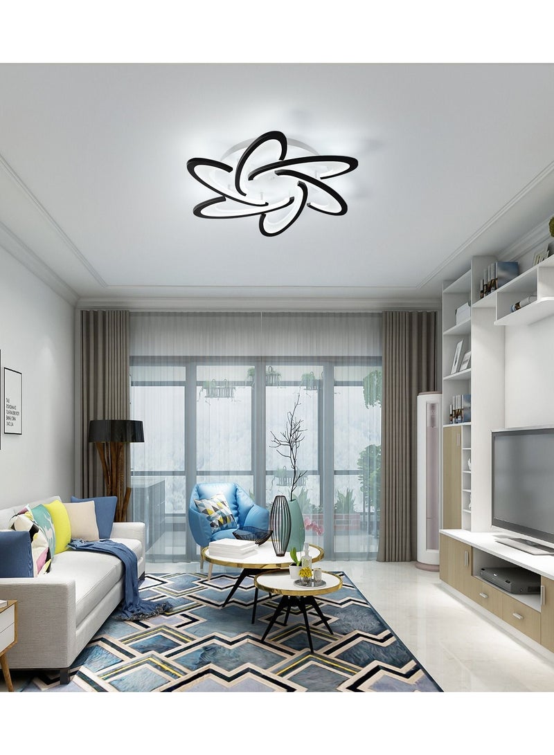 Ceiling light with Remote Control Dimmable Black