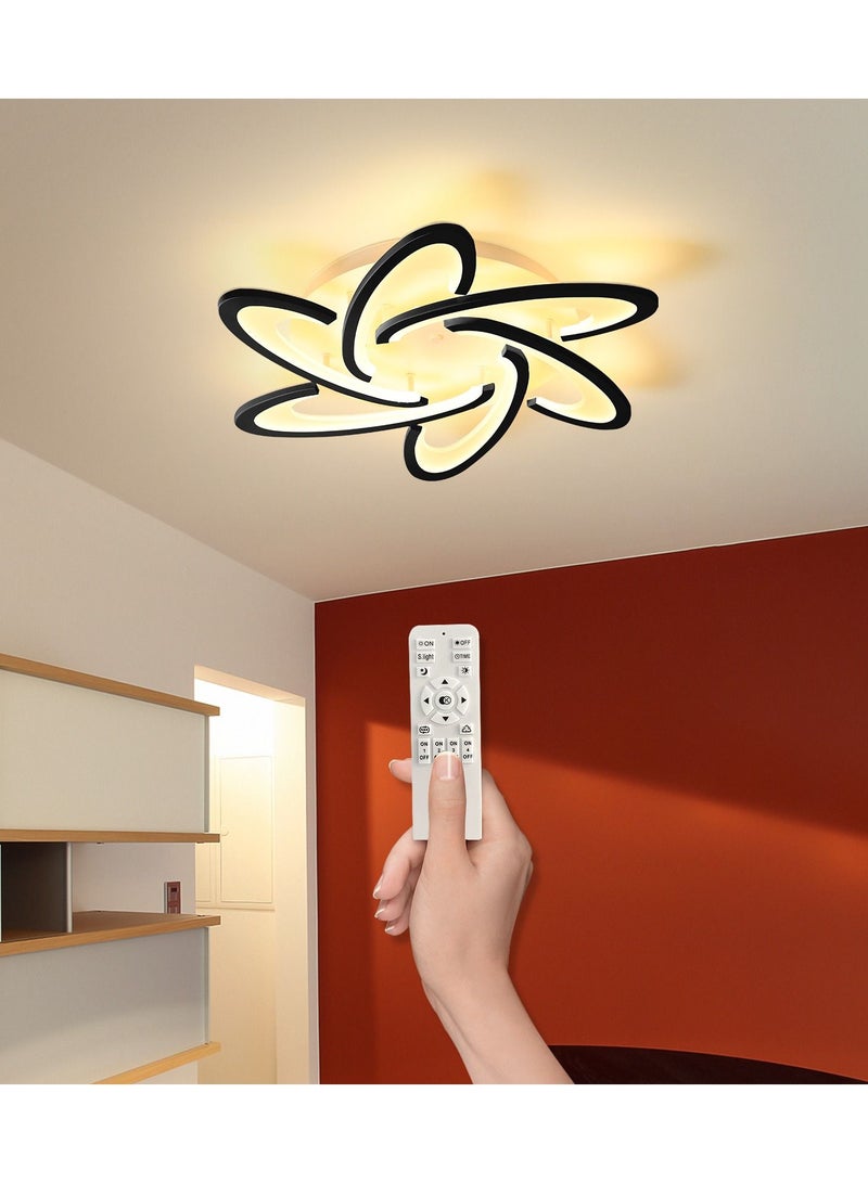 Ceiling light with Remote Control Dimmable Black