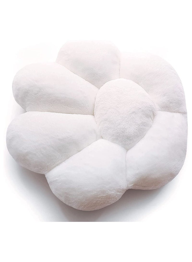 Cat Paw Cushion, Lazy Sofa Seat Cushion Plush Sofa Cushion, Floor Mat Office Chair Cushion Bear Claw Shape Comfortable and Cute Seat Cushion For Restaurant Bedroom, 70x60cm (White)