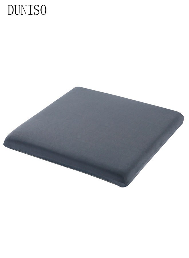 Cooling Seat Cushion Memory Foam Non Slip Ice Silk Cushion Breathable Chair Cushion High Resiliency Seat Cushion for Sciatica and Lower Back Pain Relief, Comfortable Coccyx Cushion for Home Office