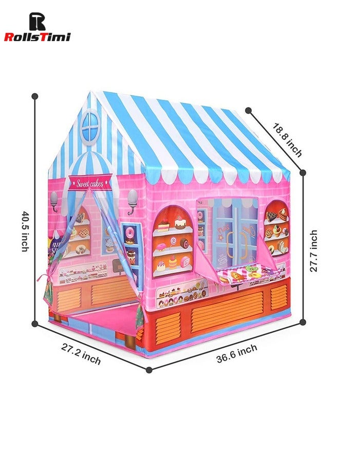 Play Tent for Kids Candy Playhouse Boys & Girls Indoor Outdoor Toy