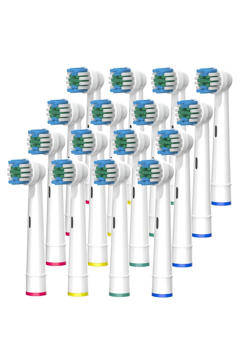 Electric Toothbrush Replacement Heads 16 Pack/Compatible Oral B Braun Replacement Brush Heads/Compatible Oral B Replacement Brush Heads