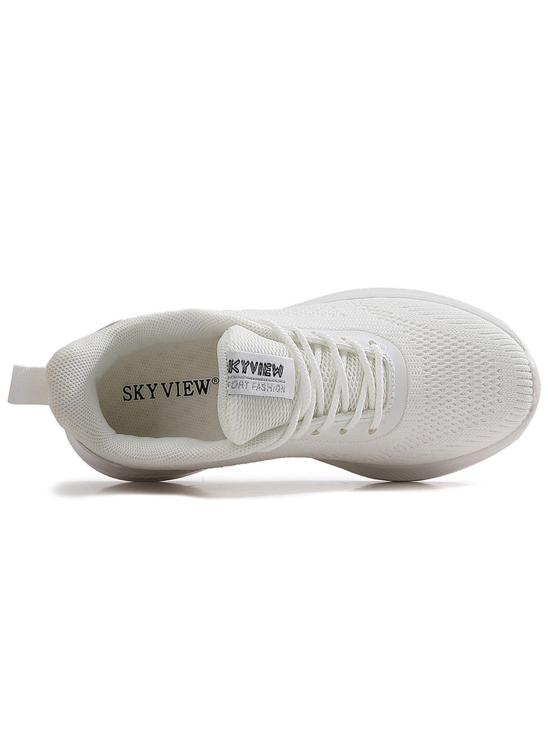 SKYVIEW Children's Sports Shoes Boys And Girls Knitted Mesh Sports Shoes Kid Breathable Lightweight Running Shoes Children's Fashionable Sports And Leisure Shoes