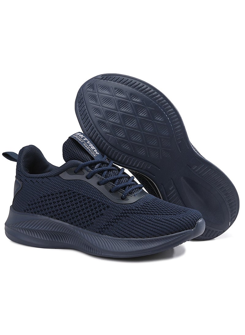 SKYVIEW Children's Sports Shoes Boys And Girls Knitted Mesh Sports Shoes Kid Breathable Lightweight Running Shoes Children's Fashionable Sports And Leisure Shoes