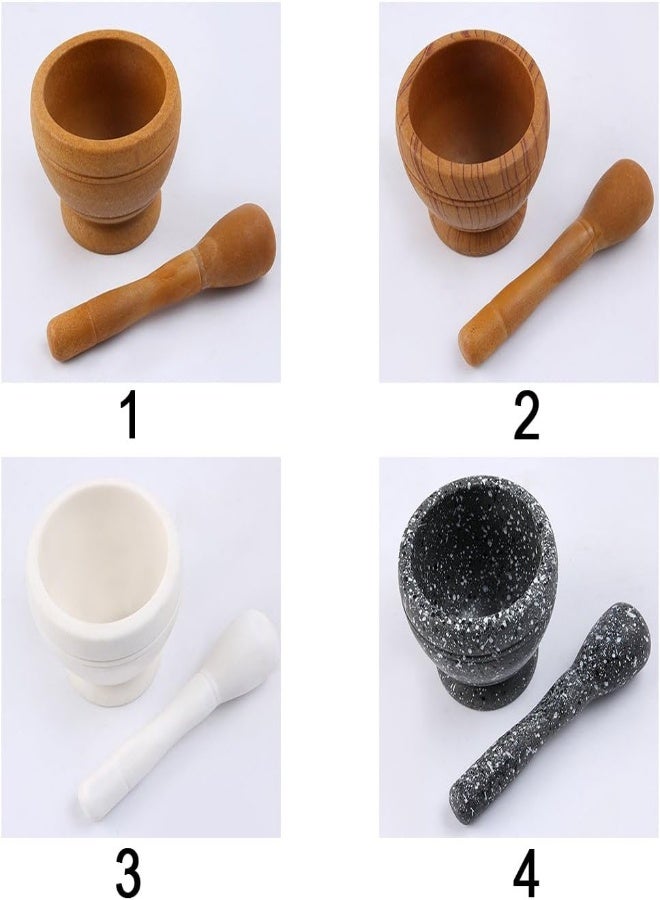 Zdys Spice Grinder Garlic Mortar And Pestle Set Grinding Bowl Crush Pot Garlic Mincer Herb Spice Masher Grinder Chopper For Crushing Pill Mashers Tools