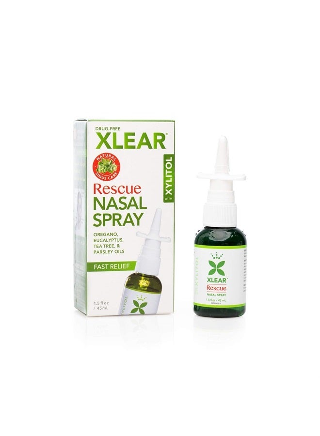 Rescue Nasal Spray with Xylitol, Oregano and Tea Tree (Pack of 2)