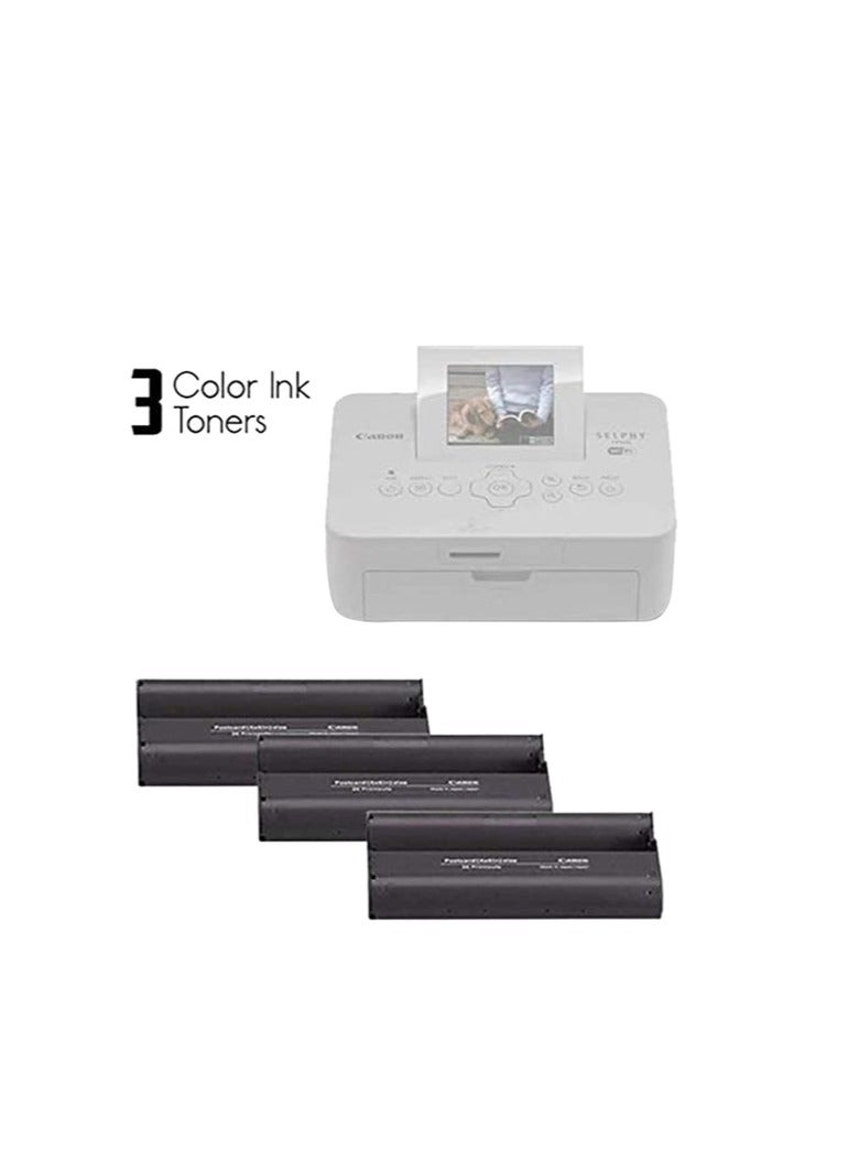 Canon KP-108IN Color Ink Paper Set for Canon Selphy CP910/CP810 Photo Printer, 108 Sheets, White