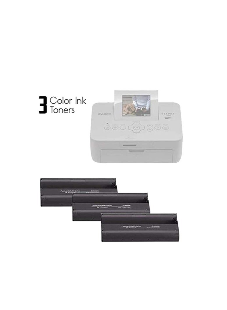 Canon KP-108IN Color Ink Paper Set for Canon Selphy CP910/CP810 Photo Printer, 108 Sheets, White