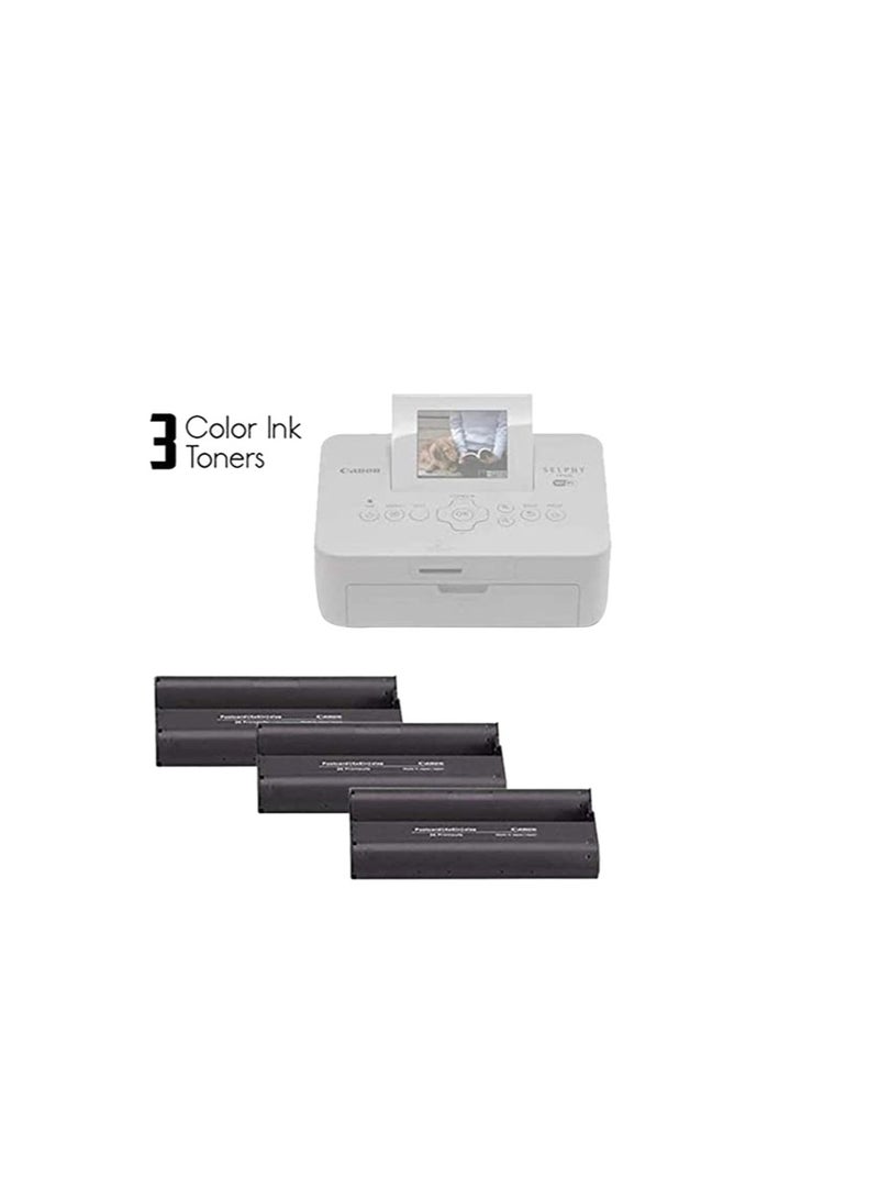 Canon KP-108IN Color Ink Paper Set for Canon Selphy CP910/CP810 Photo Printer, 108 Sheets, White