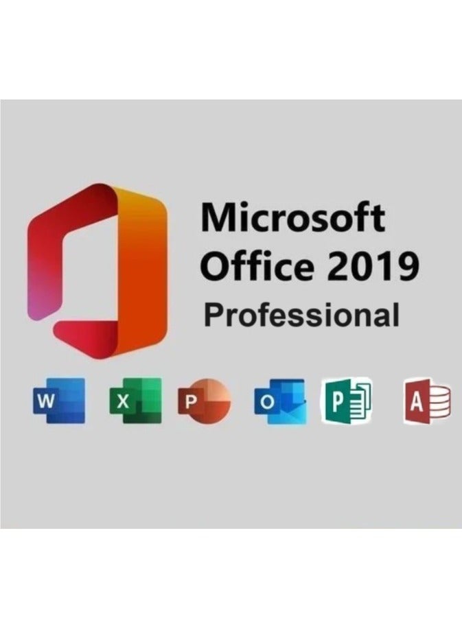 Microsoft Office 2019 Professional | Retail Key | Global Online Activation for Windows