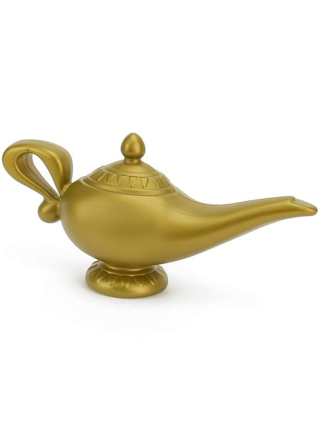 Arabian Genie Oil Lamp Aladdin'S Gold Magic Genie Lamp Costume Accessory 1 Piece