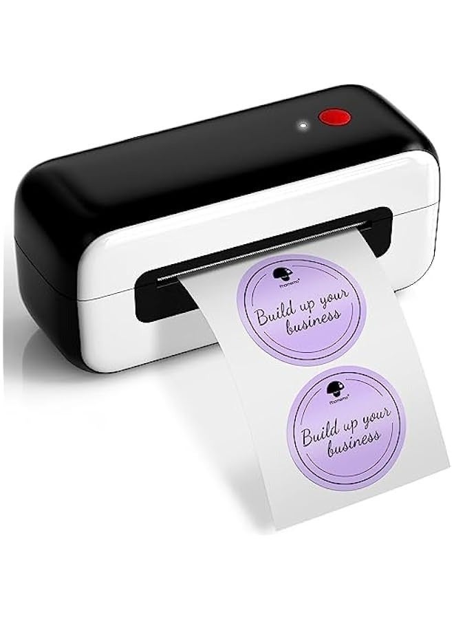 USB Thermal Label Printer for Shipping Packages - Desktop Label Printers for Small Business - Compatible with USPS, Etsy - Supports Multiple Systems - Black