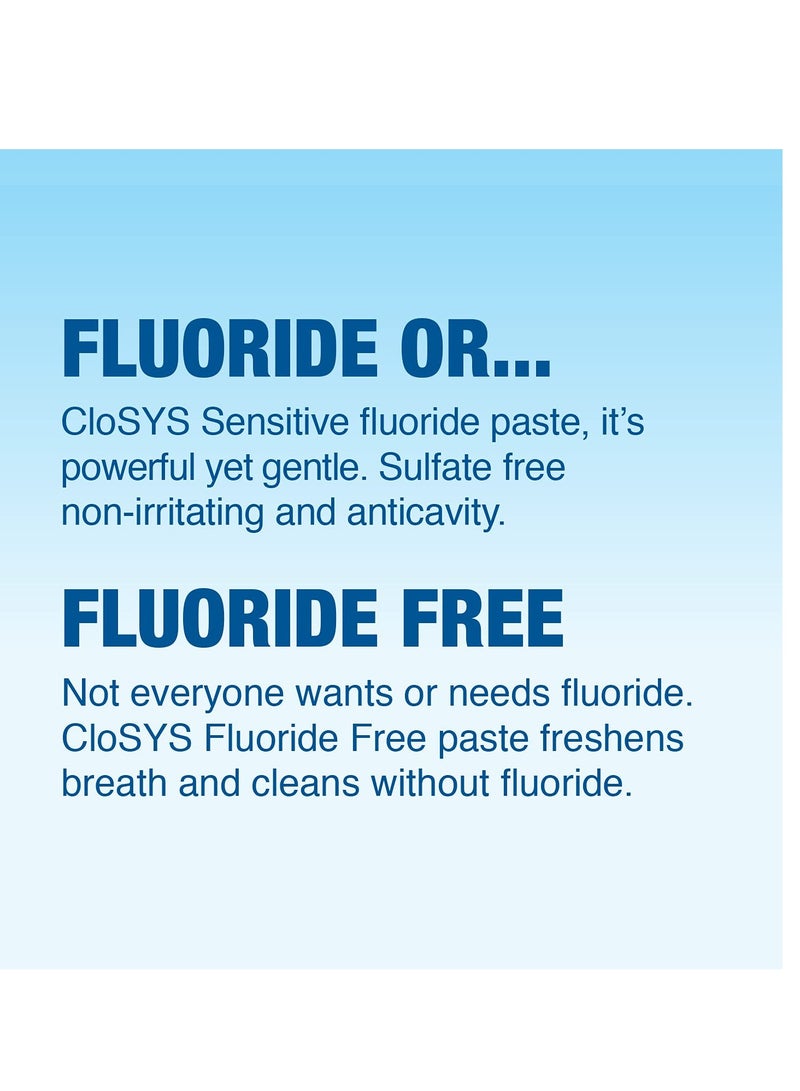 CloSYS Fluoride Toothpaste, 7 Ounce, Gentle Mint, Whitening, Enamel Protection, Sulfate Free