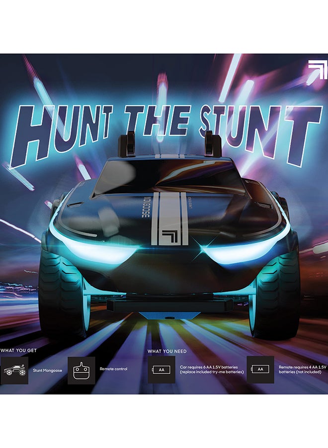 Sharper Image Remote Control Stunt Mongoose LED with Full Body Glow and Multiple Drive Modes