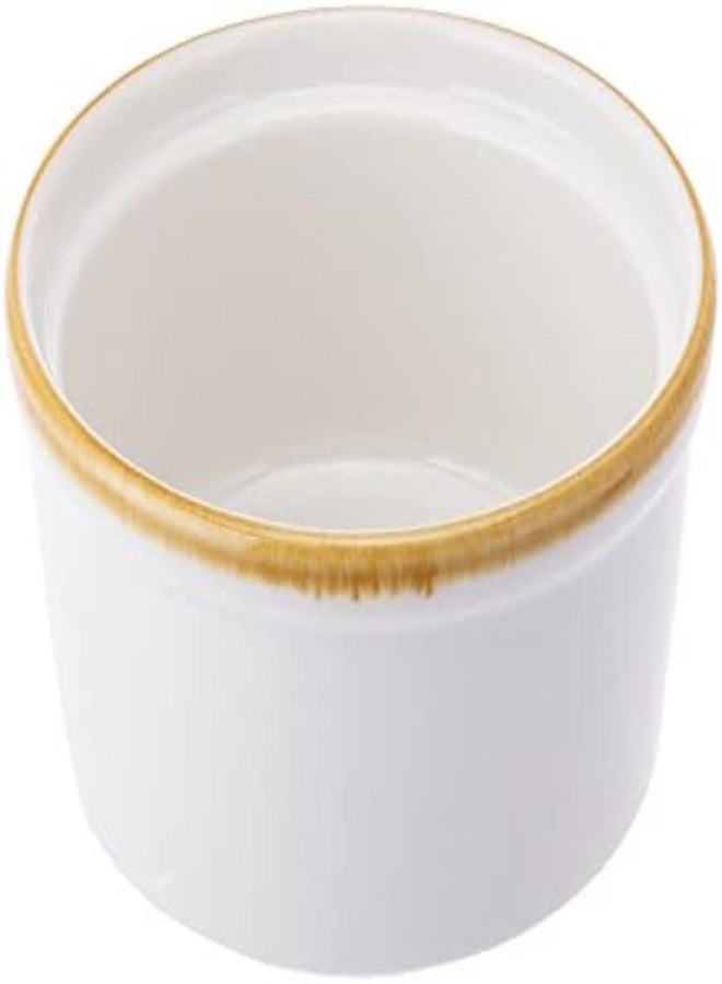 Akdc Lined Ramekin 9Cm X 9Cm X 5Cm White