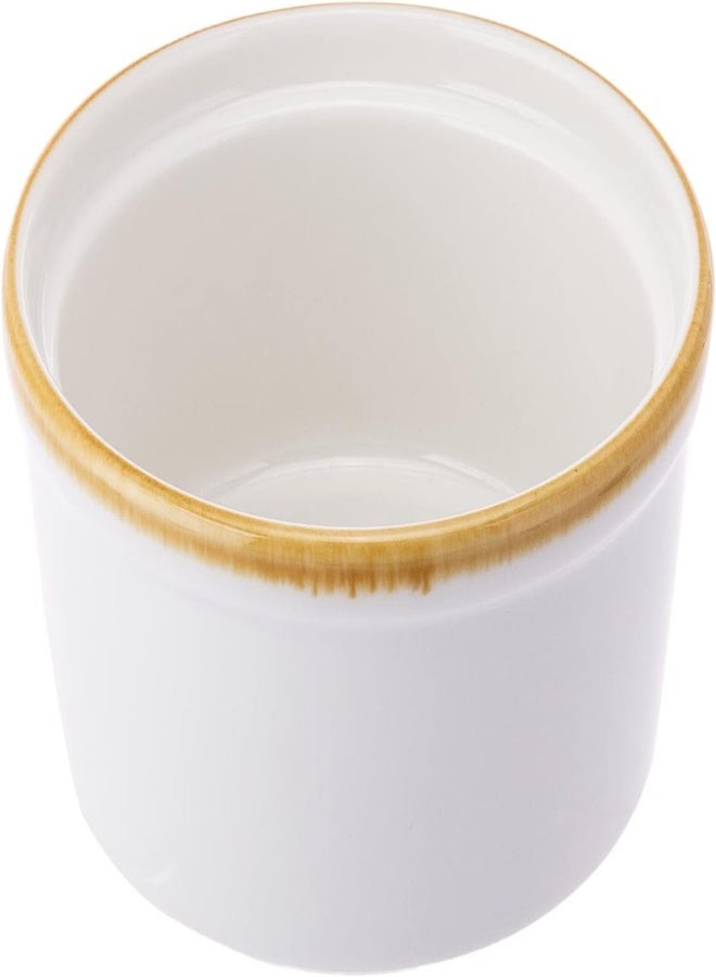 Akdc Lined Ramekin 9Cm X 9Cm X 5Cm White