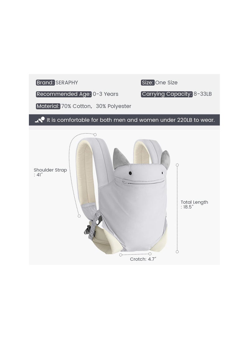 Baby Carrier With Pocket 4-In-1 Easy To Wear Adjustable Breathable Carrier Slings Perfect For Newborn To Infants Up To 15Kg Toddlers