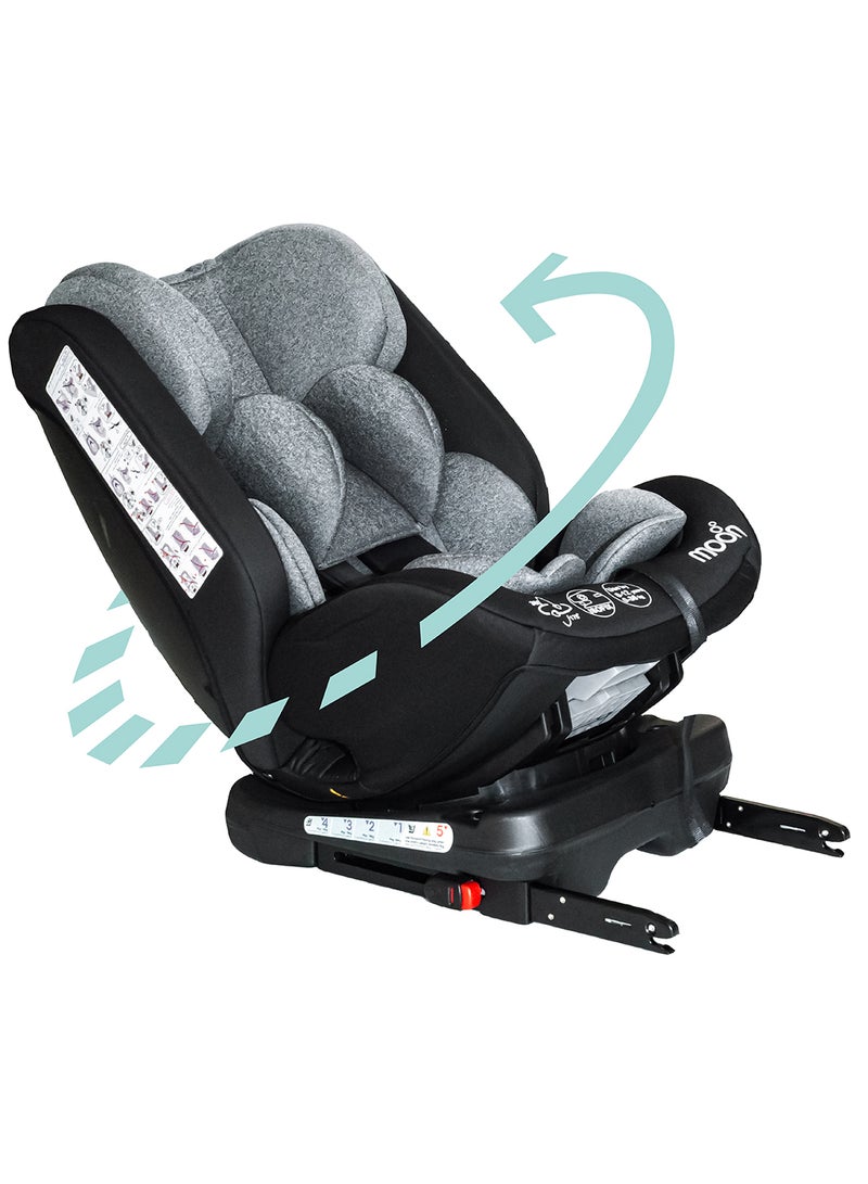 Rover -Baby/Infant Car seat Group:(0+,1,2,3) (0-12 years) 360° Rotate - Black