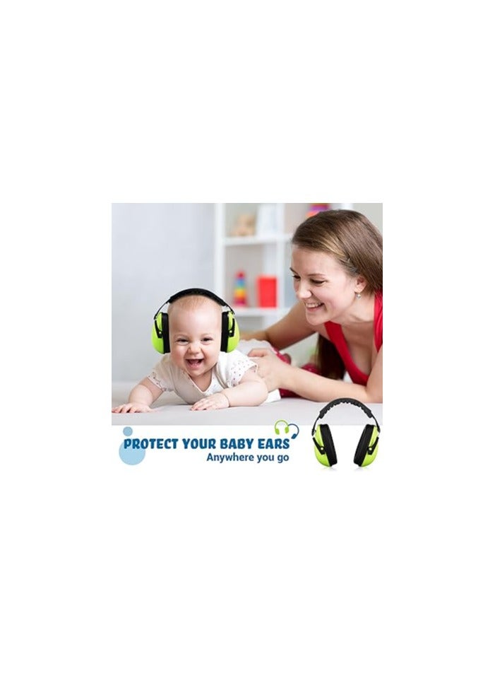 Kids Ear Protection Noise Canceling Headphone, 2 Pieces Adjustable Hearing Protection Earmuffs, Kids Toddler, Adjustable, For Most Occasions, Such As Concerts, Airplanes, Music Events, Cinemas