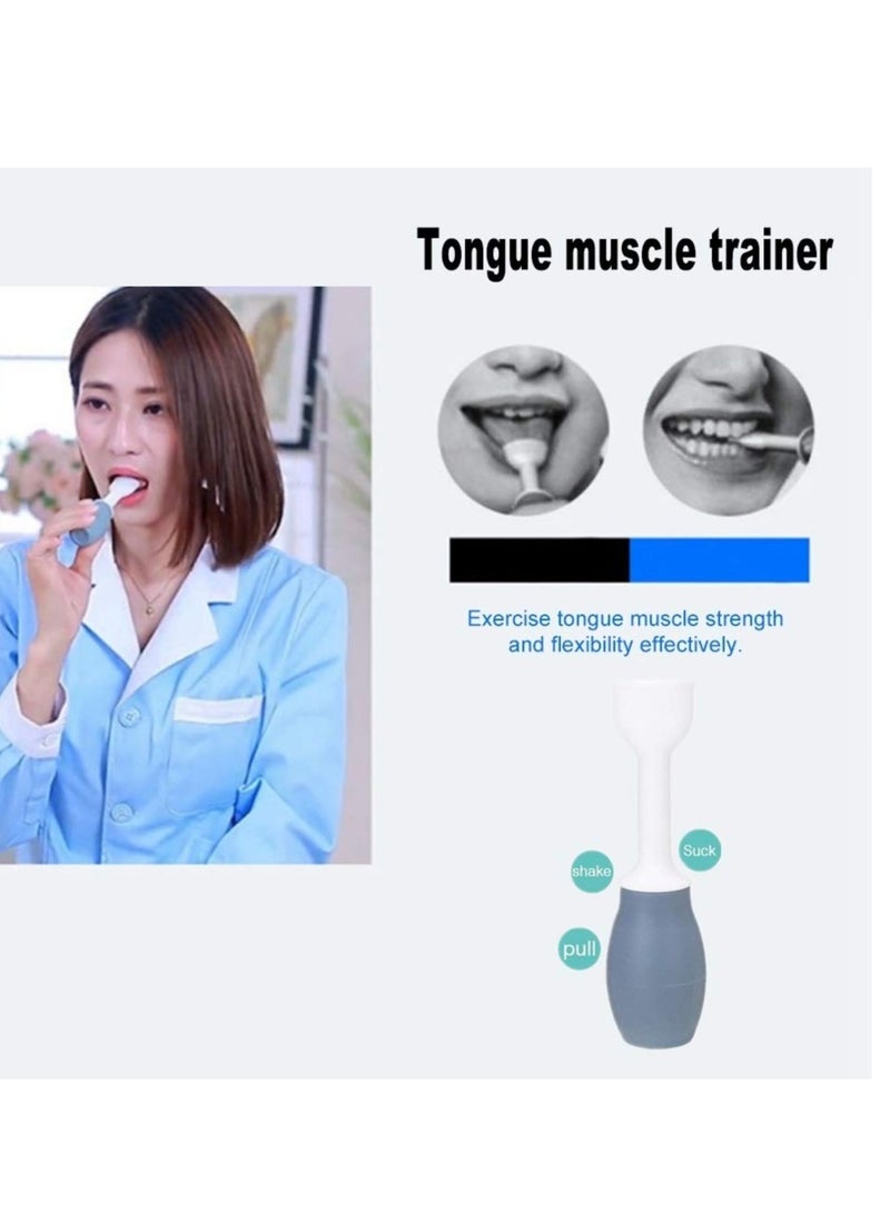 Jaw Exerciser Kit Mouth Exerciser Oral Lips Muscle Training Device Recovery Tongue Trainer Puller for Dysarthria Muscle  5 in 1 Kit Oral Sensory Therapy Tool Kit Silicone Massager