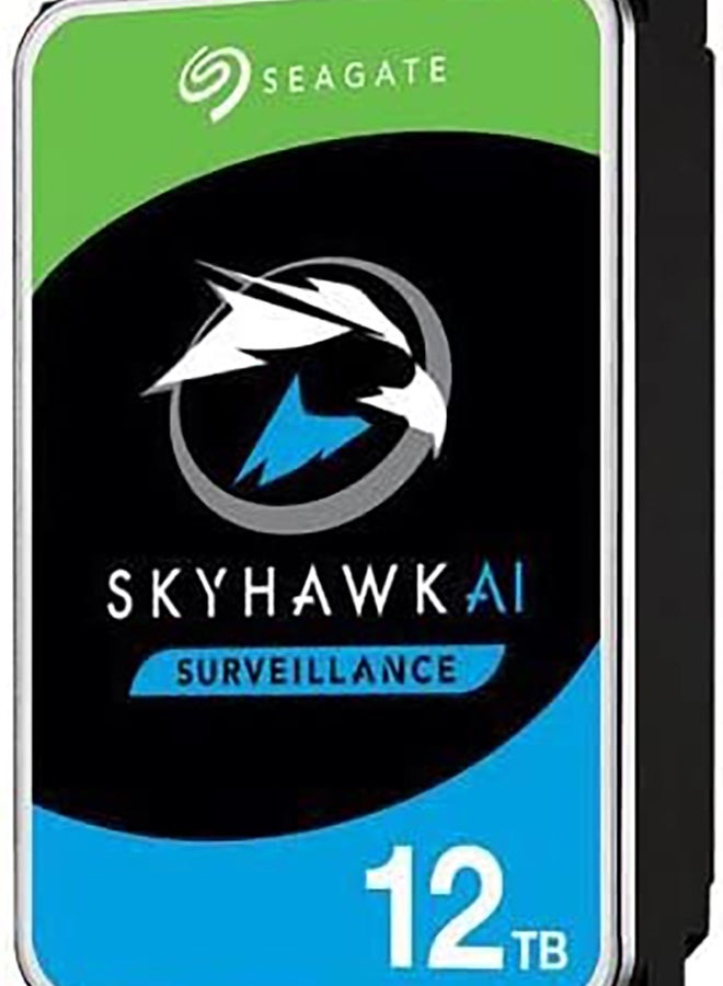 Skyhawk AI With 3.5 inch SATA 6 Gb/s 256 MB Cache for DVR NVR Security Camera System With Surveillance Systems Internal Hard Disk Drive ST12000VE001 12.0 TB