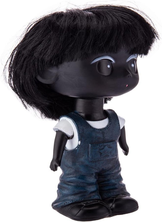 Akdc Polyresin Doll L(5Cm) Xw(6Cm) Xh(19Cm) Black Purple