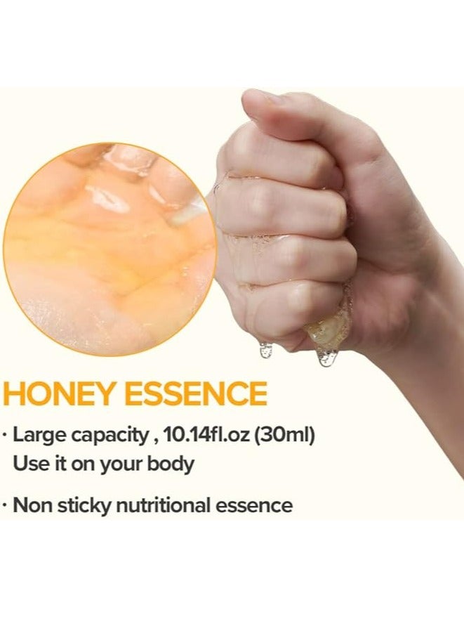 JMsolution Honey Luminous Royal Propolis Mask/Korea Facial Mask 30ml X 10PCS Honey Mask Sheet/Giving Skin Glow & Elasticity