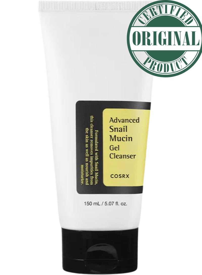 Advanced Snail Mucin Gel Cleanser Smooth Lather, Supercharged With Snail Mucin For Radiant Skin 150ml