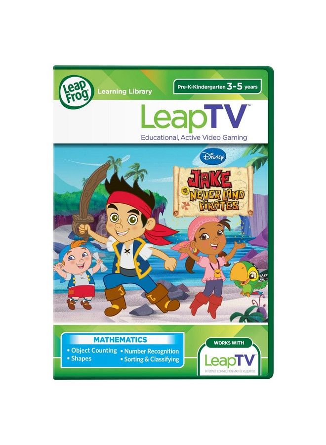 Leaptv Disney Jake And The Never Land Pirates Educational, Active Video Game