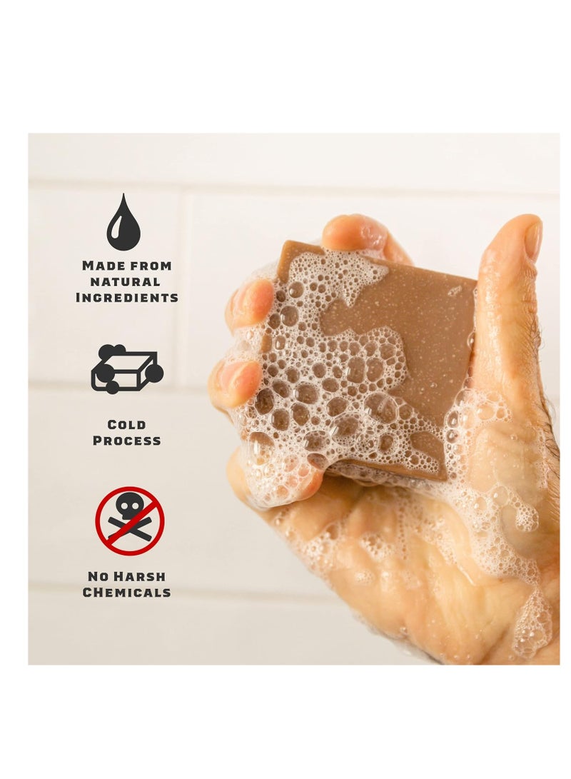 Dr. Squatch Men's Natural Bar Soap from Cold Process Moisturizing Soap Made from Natural Oils - No Harmful Chemicals - Good for All Skin Types - Coconut Castaway, Fresh Falls, Cool Aloe (3 Pk)