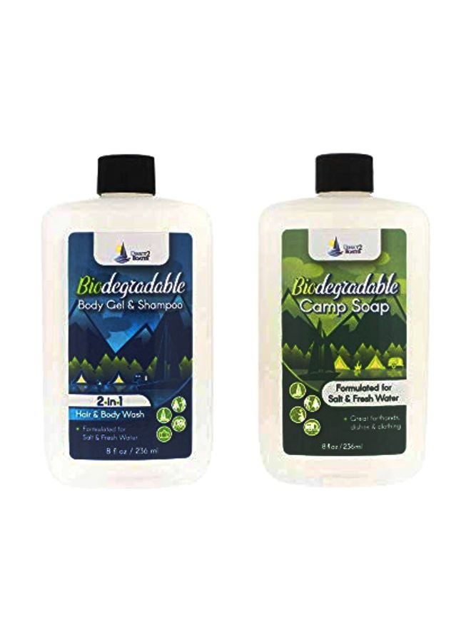 Biodegradable Camp Soap And Body Wash Set