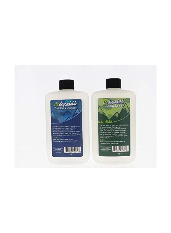 Biodegradable Camp Soap And Body Wash Set