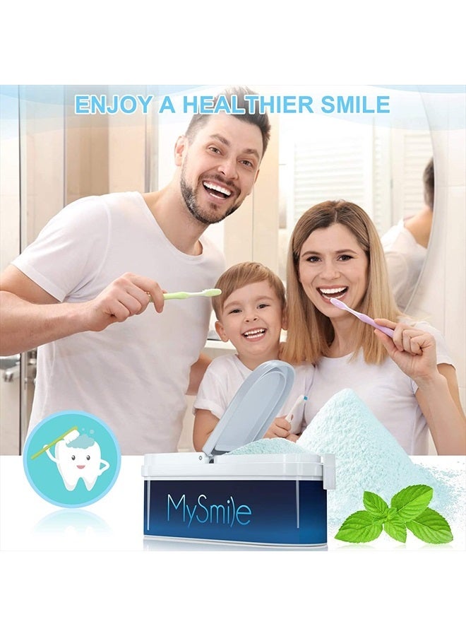 Teeth Whitening Powder for Tooth Whitening, Toothpaste Natural Powder Teeth Whitener, Enamel Safe Whitening Tooth Cleaning Powder, Tooth Stain Remover and Polisher, Fresh Mint