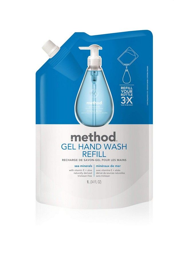 Gel Hand Soap Refill Sea Minerals34 Fl Oz (Pack Of 3)