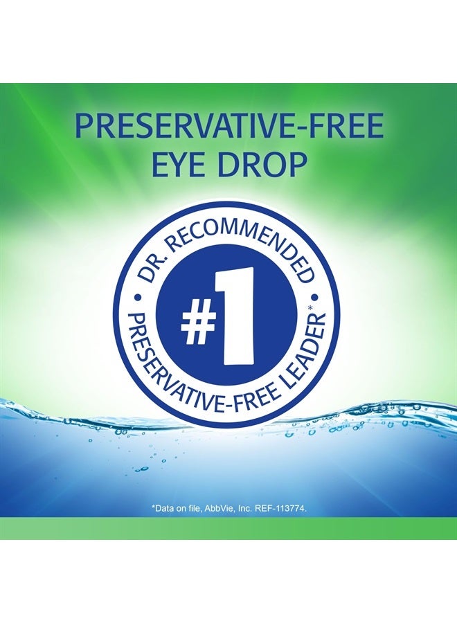 Tears PF Preservative-Free Artificial Tears Lubricant Eye Drops, 0.33 fl oz (10 mL)