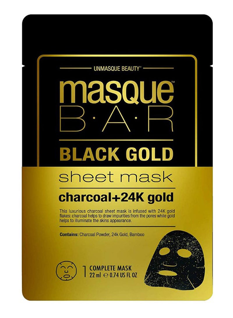 Black Gold Sheet Face Mask 22ml