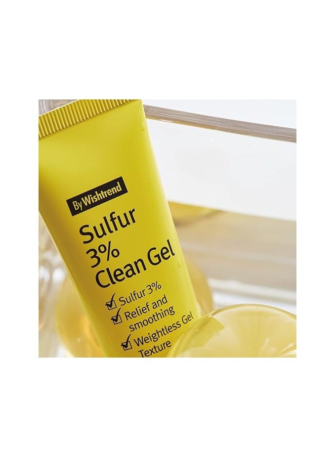 BY WISHTREND] Sulfur Clean Gel 30g, breakout, trouble treatment