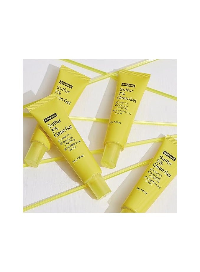 BY WISHTREND] Sulfur Clean Gel 30g, breakout, trouble treatment