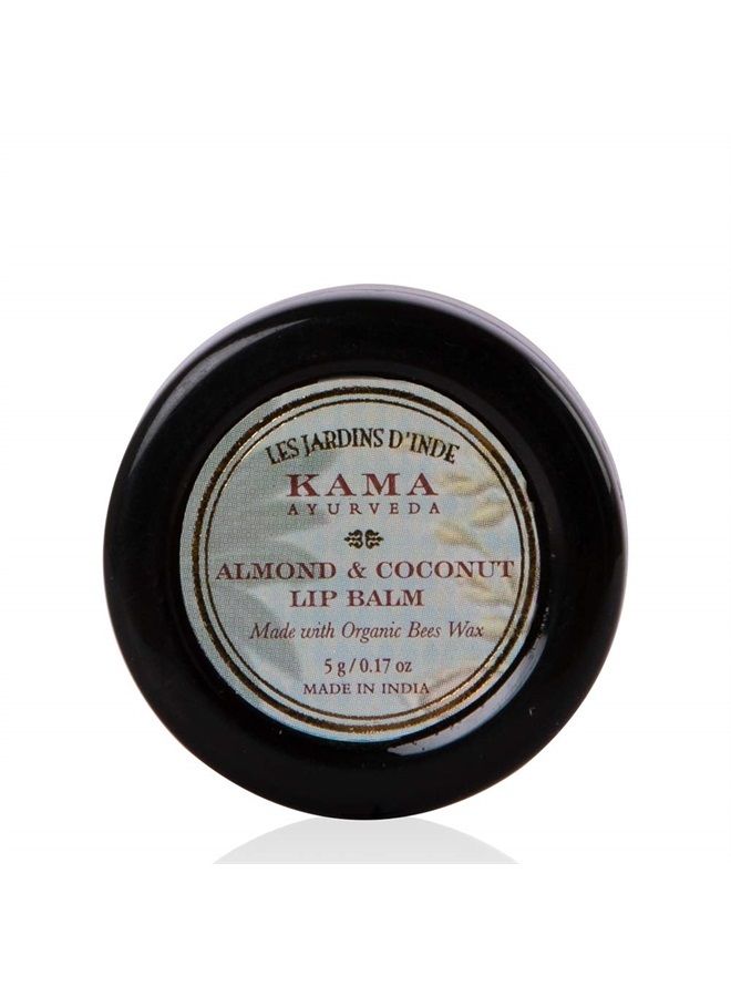 Kama Ayurveda Almond and Coconut Lip Balm, 5g