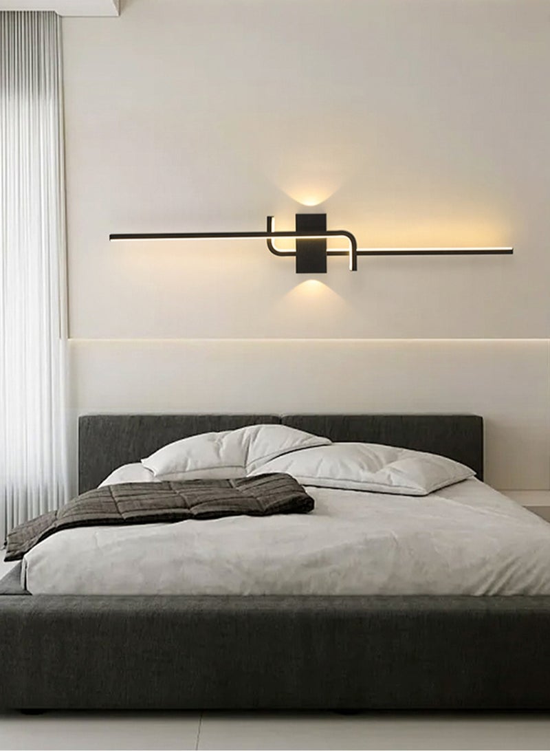 （Warm light-80CM）Modern wall lights Home appliances Nordic style long lumen home decoration Bedroom dining room TV wall lighting fixtures，wall lamp