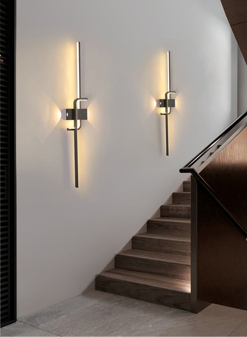 （Warm light-80CM）Modern wall lights Home appliances Nordic style long lumen home decoration Bedroom dining room TV wall lighting fixtures，wall lamp